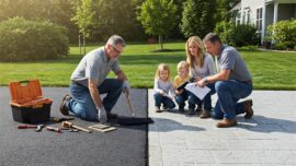 how to choose asphalt vs concrete for a driveway