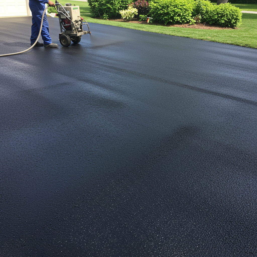 driveway sealcoat - sure-way paving